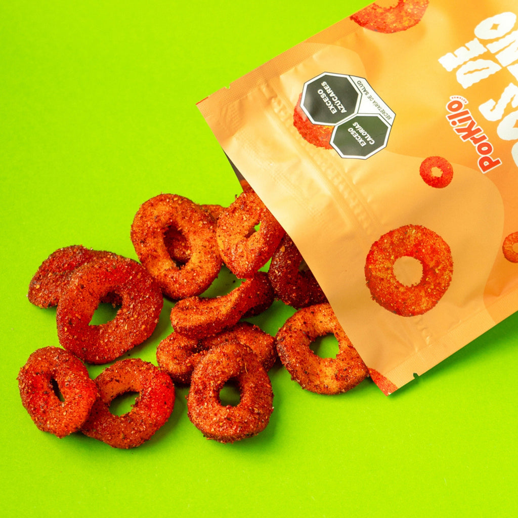POR KILO BOTANAS AROS DE DURAZNO ENCHILADO DE 200 G.