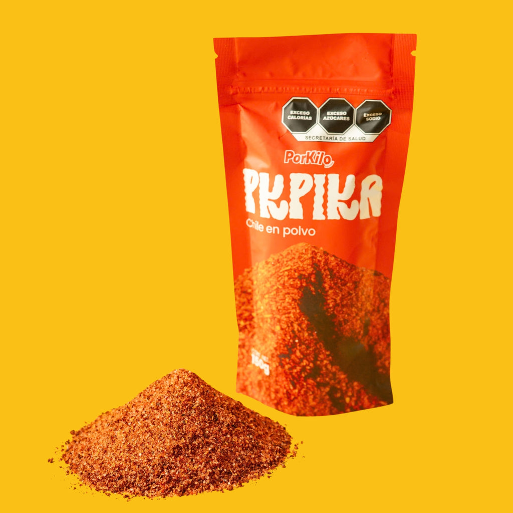 POR KILO BOTANAS PKPIKA CHILE EN POLVO DE 150 G.
