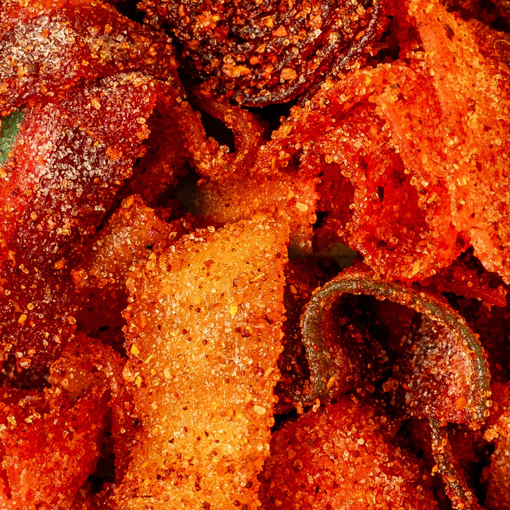 POR KILO BOTANAS TROPIMIX ENCHILADO DE 300 G. (MIX DE TIRITAS DE SANDIA, MANGO Y FRESA)